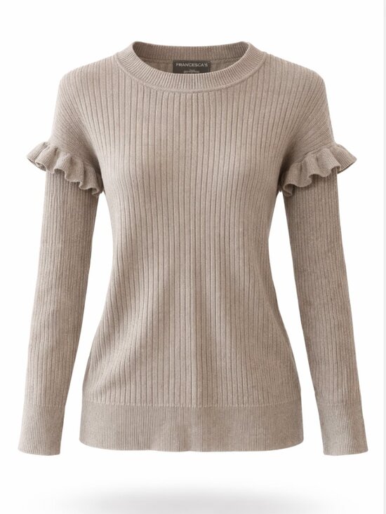 Francesca's Collections Sweaters - Francesca's • gray long sleeve sweater